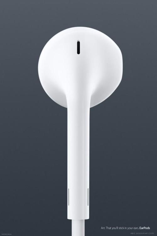 苹果高音质耳机产品平面广告-欧莱凯设计网